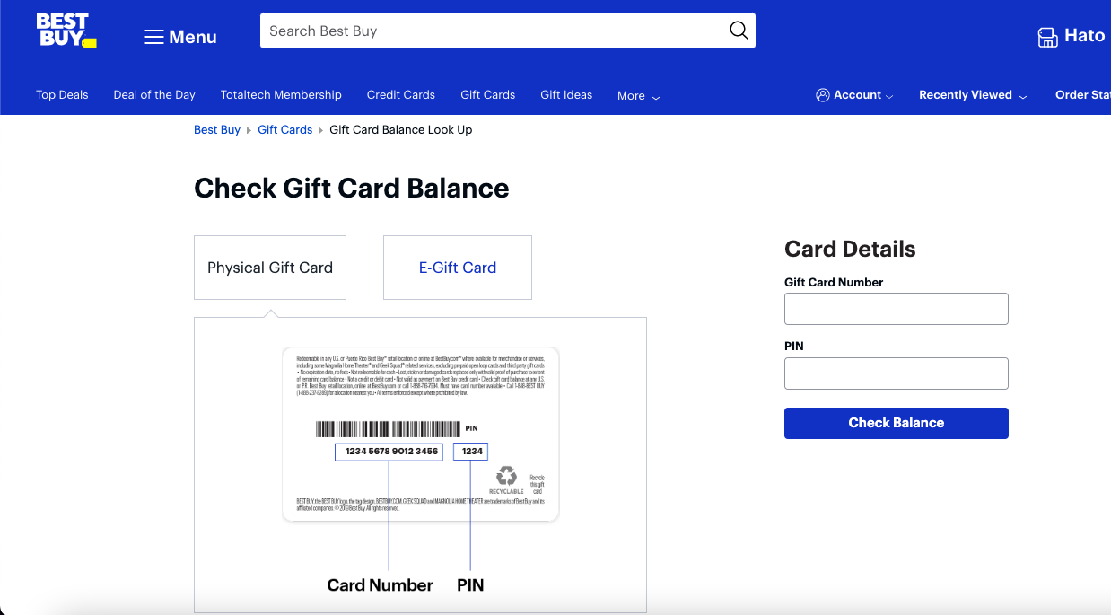 Best buy gift card - NOSH 