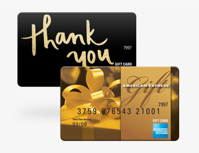 American Express gift cards