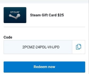 Euro Steam Gift Card