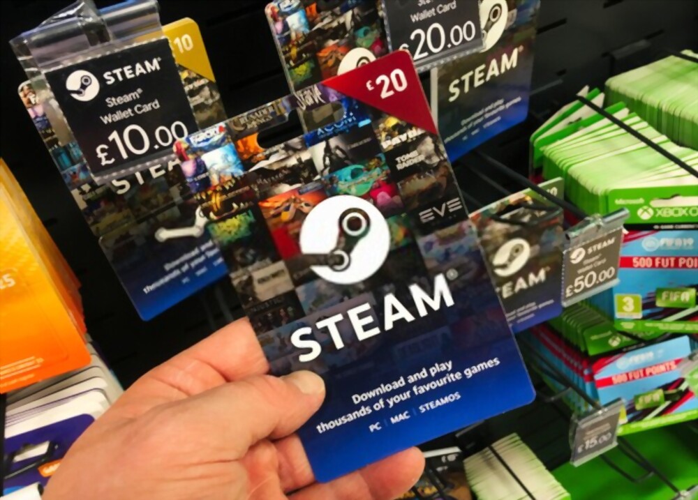 Steam gift card