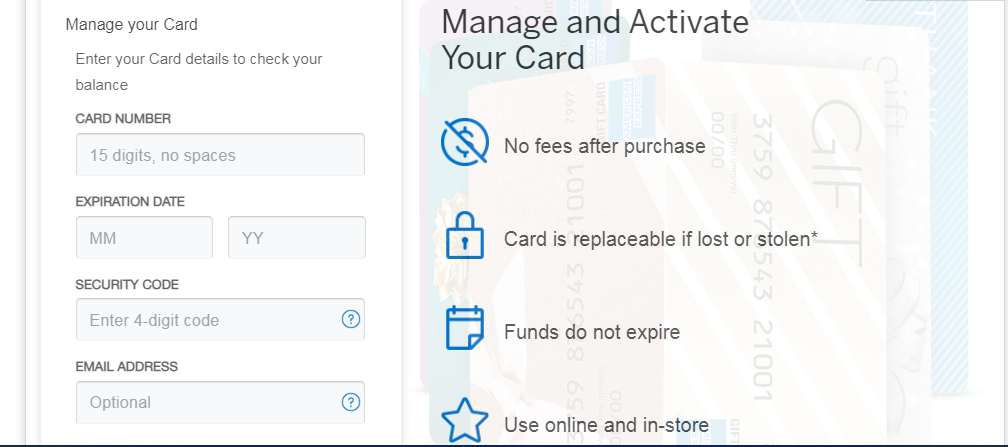 How To Activate AMEX Gift Card Online 