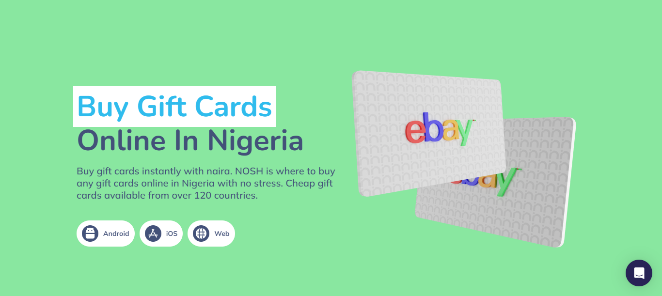 Buy Gift Cards On NOSH