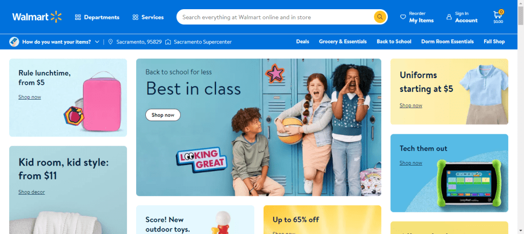 Walmart Website