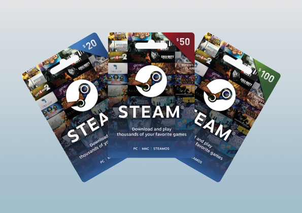 Steam gift card