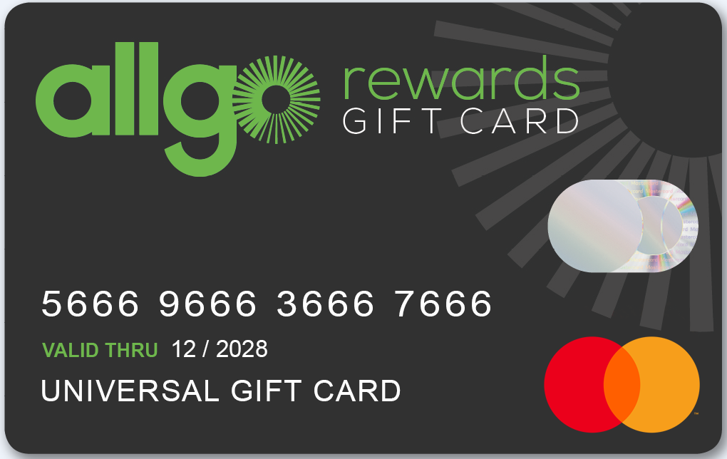 Allgo Mastercard Gift Card