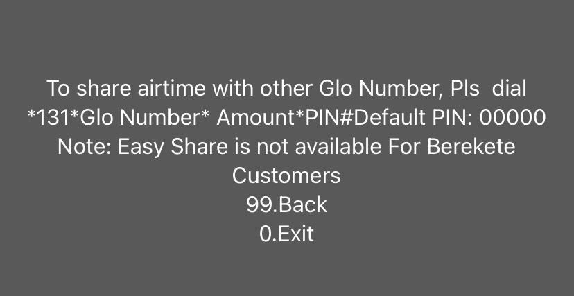 How To Transfer Airtime on Glo