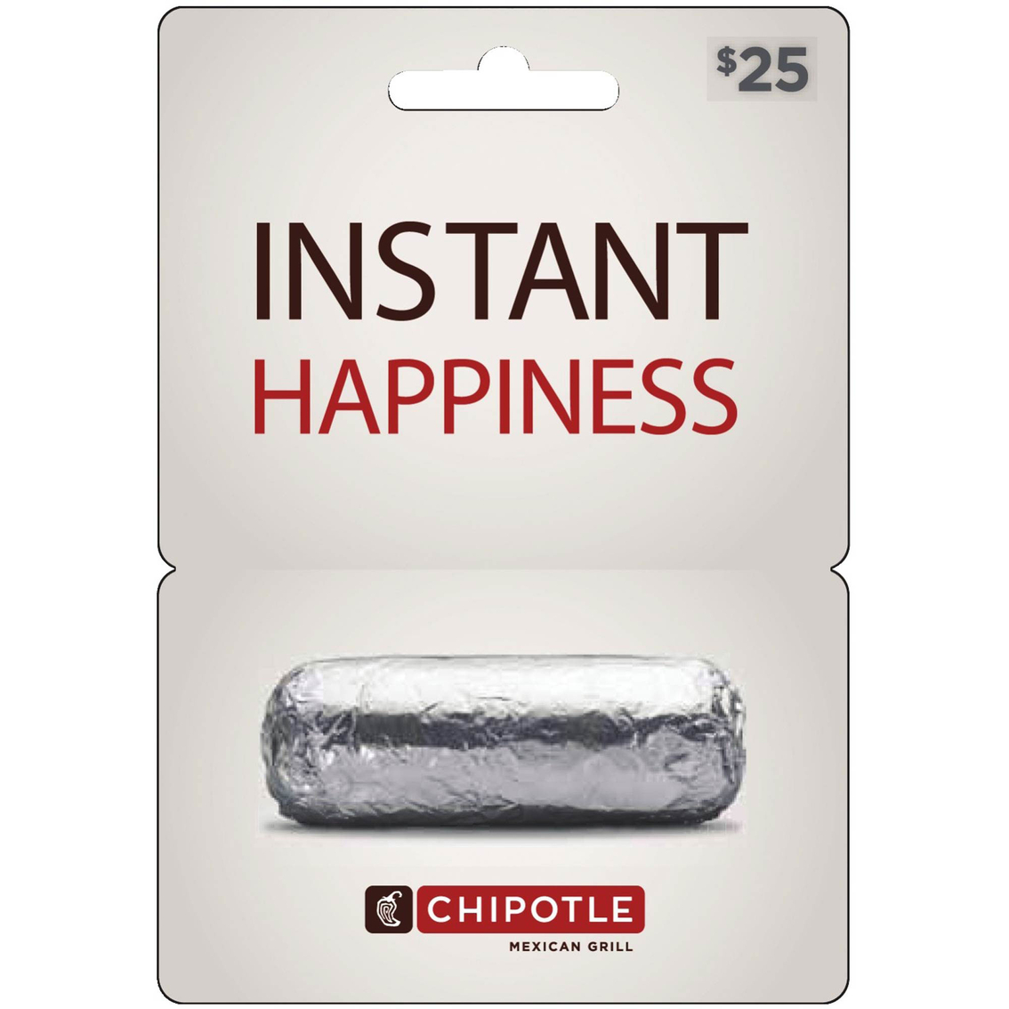 Chipotle gift card